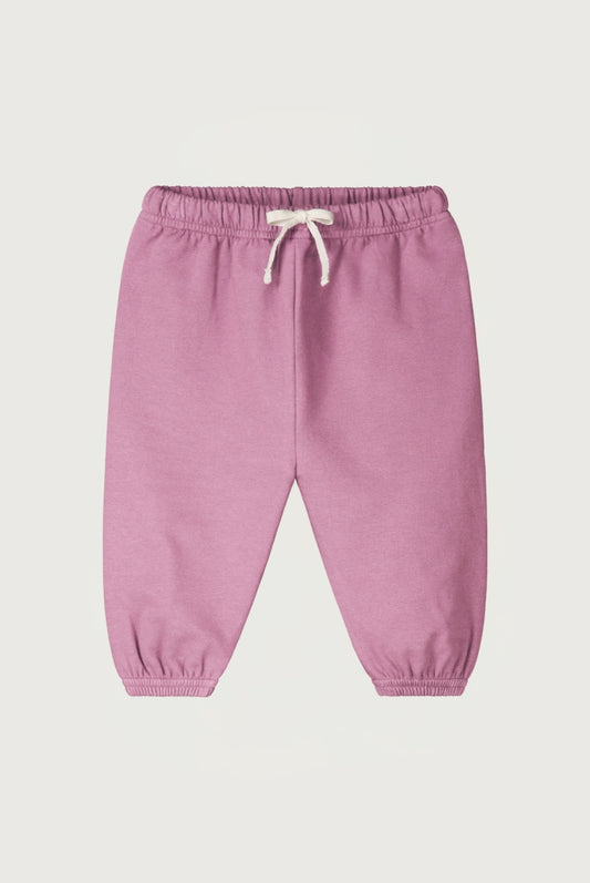baby track pants - bubblegum