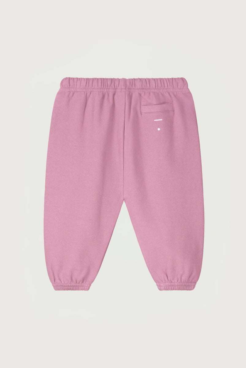 baby track pants - bubblegum