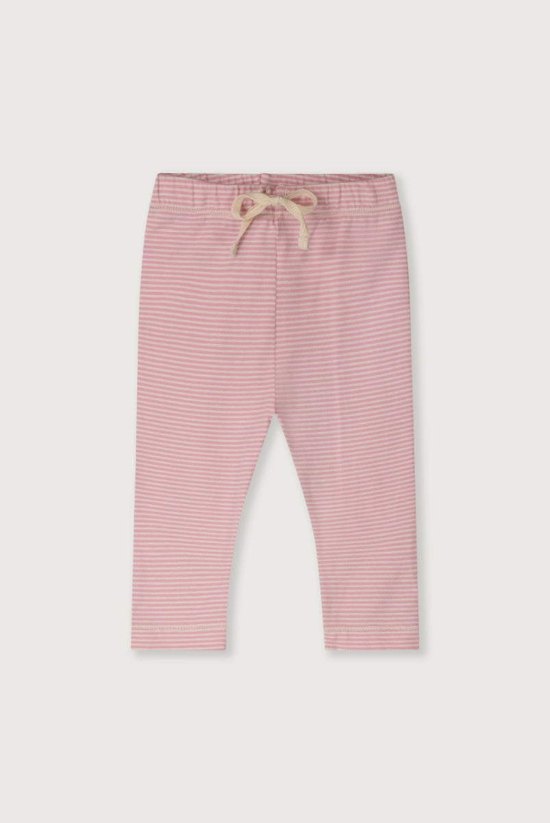 baby leggings - bubblegum cream