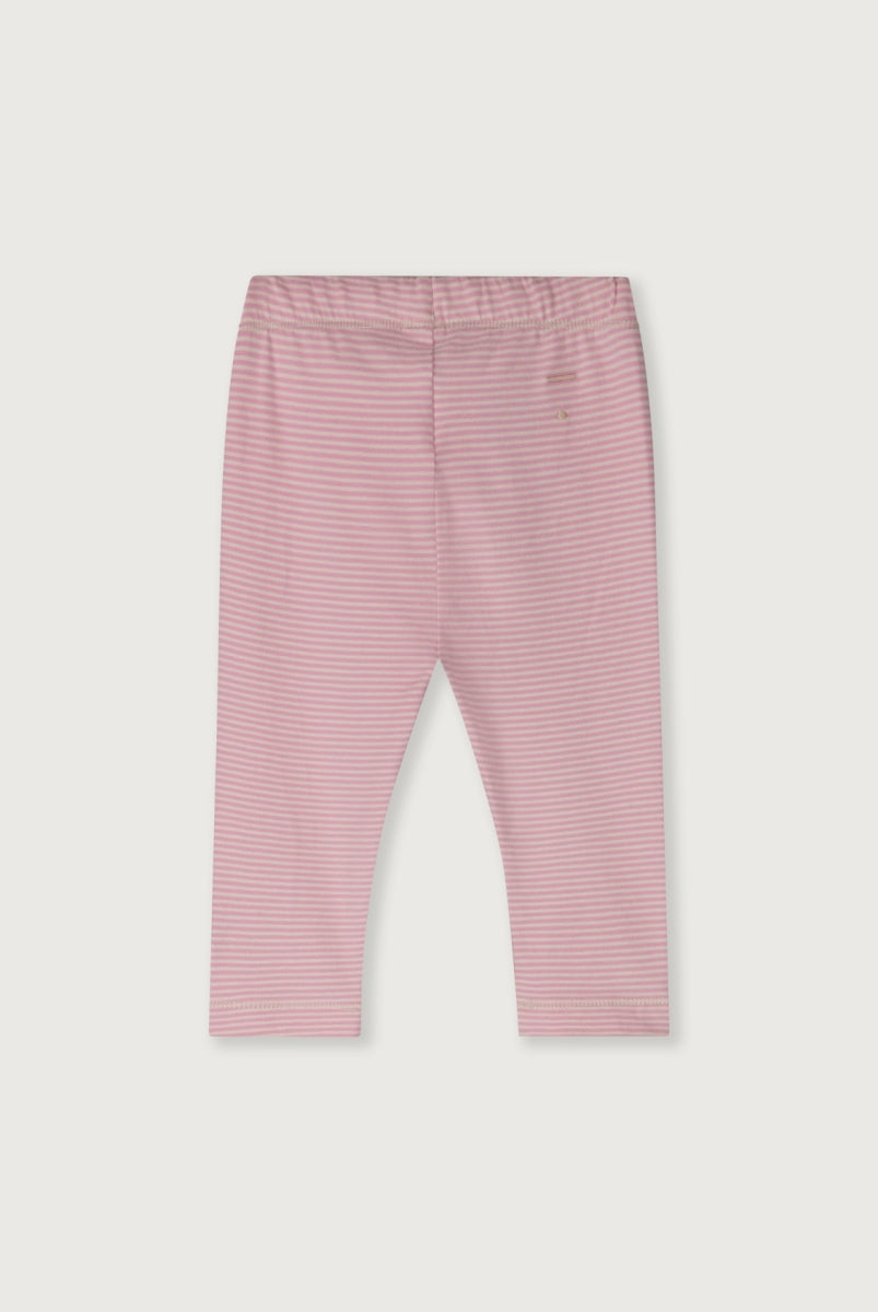 baby leggings - bubblegum cream