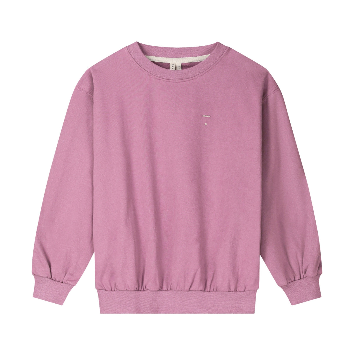 kids dropped shoulder sweater - bubblegum