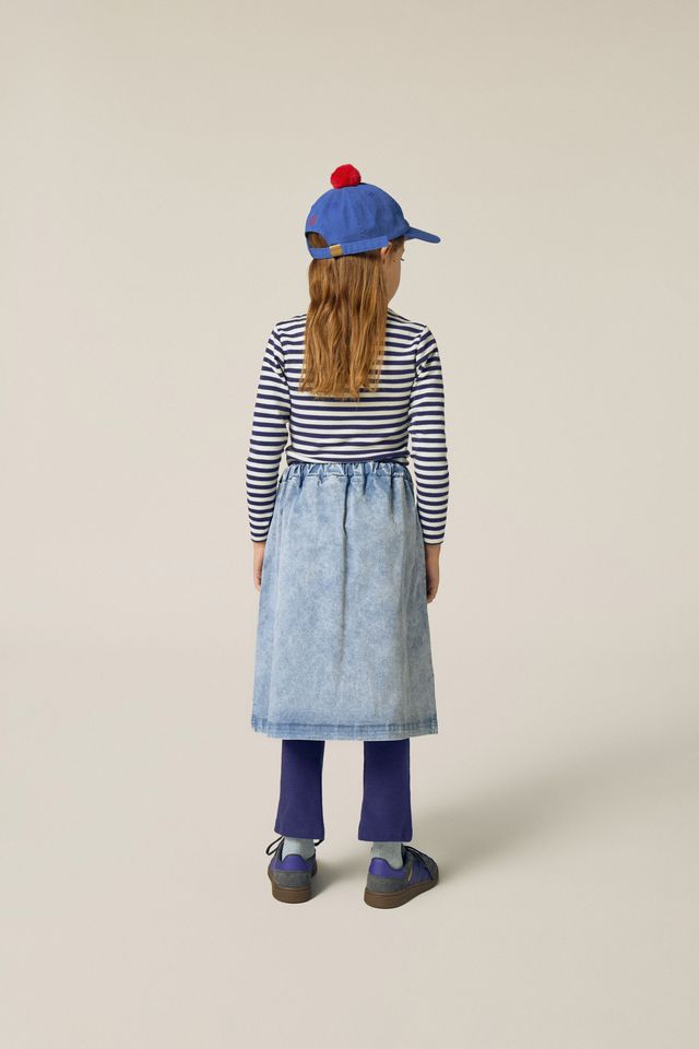 blue stripes turtle neck tshirt - kids