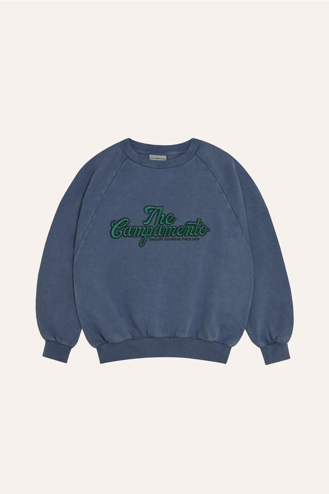 the campamento blue sweatshirt - kids