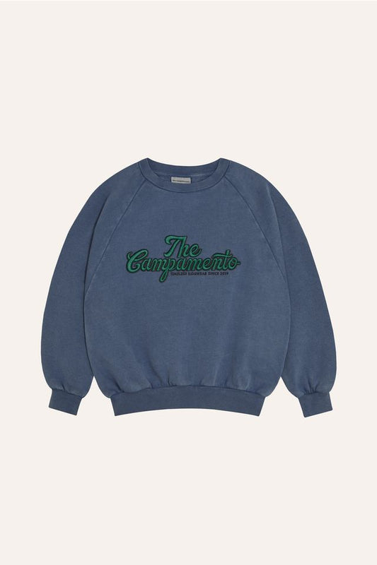 the campamento blue sweatshirt - kids