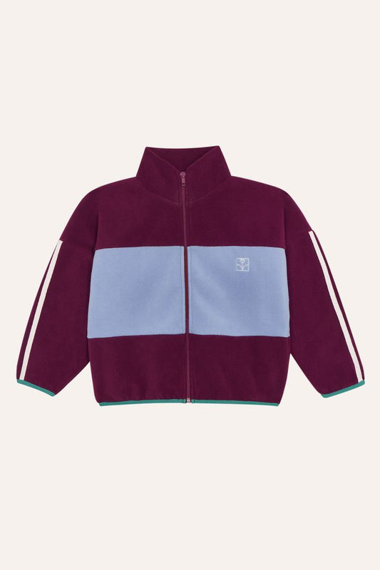 burgundy polar sweatshirt - kids