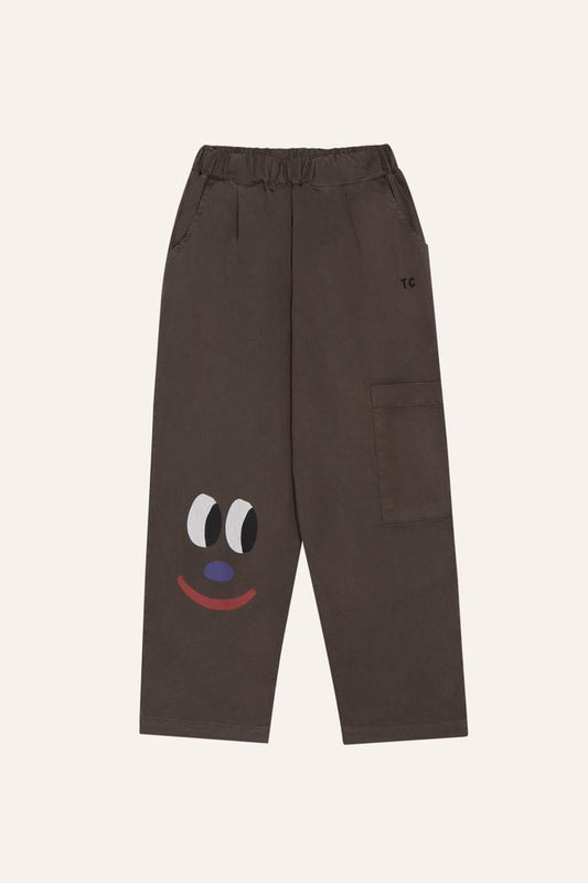 smiling face trousers - kids