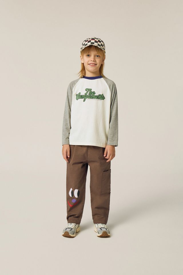 smiling face trousers - kids