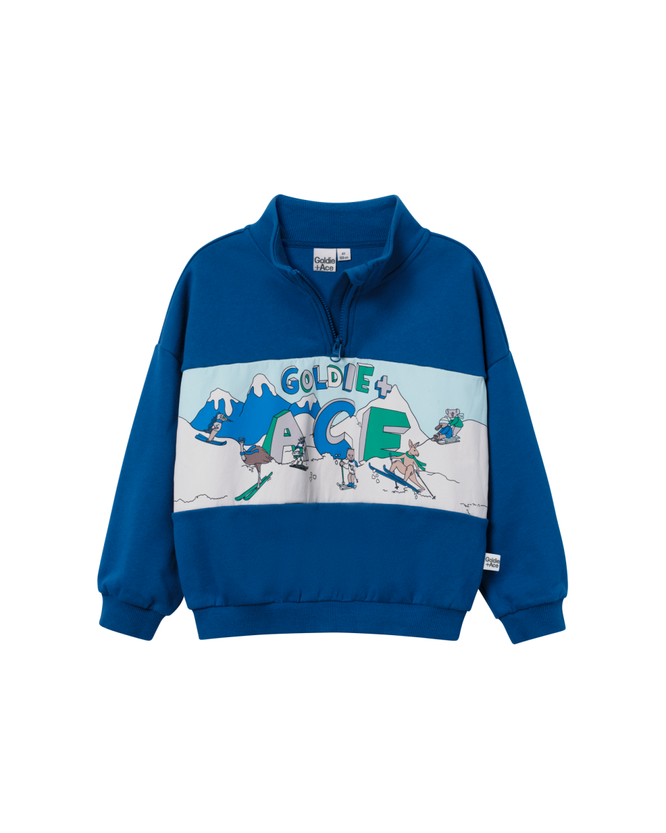 quarter zip alpine sweatshirt
