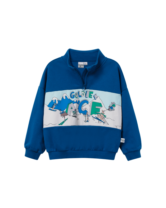 quarter zip alpine sweatshirt