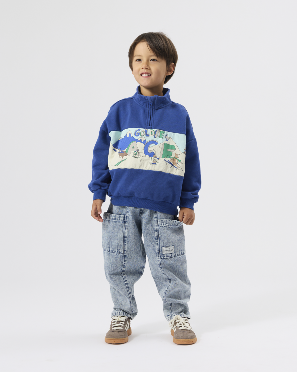 quarter zip alpine sweatshirt