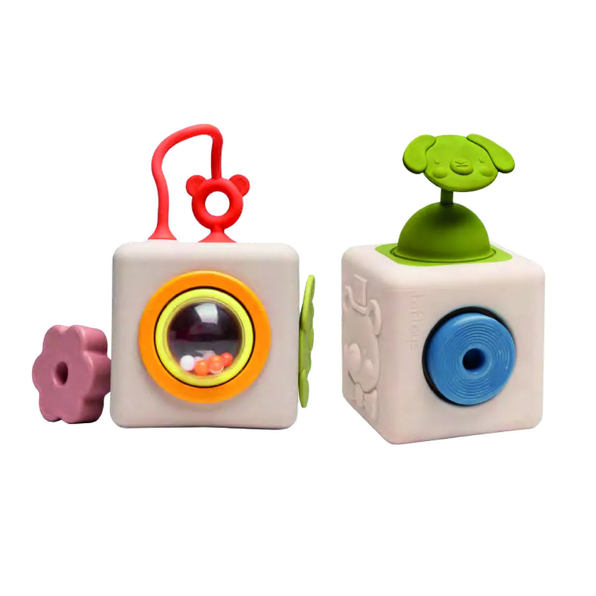peek & play silicone cube