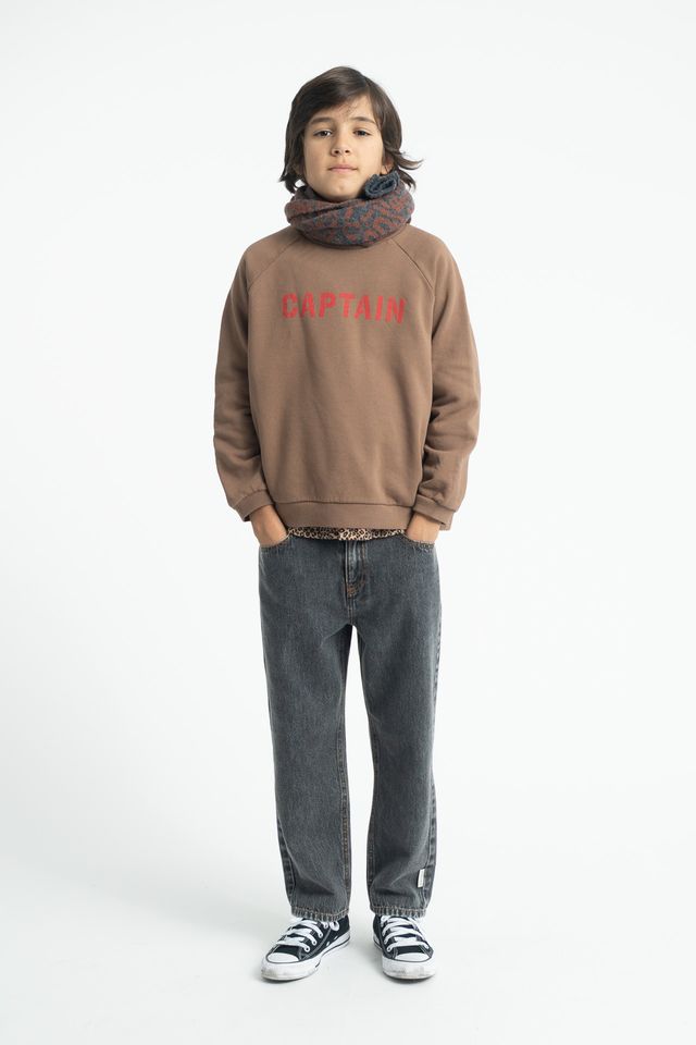 unisex trousers - grey denim