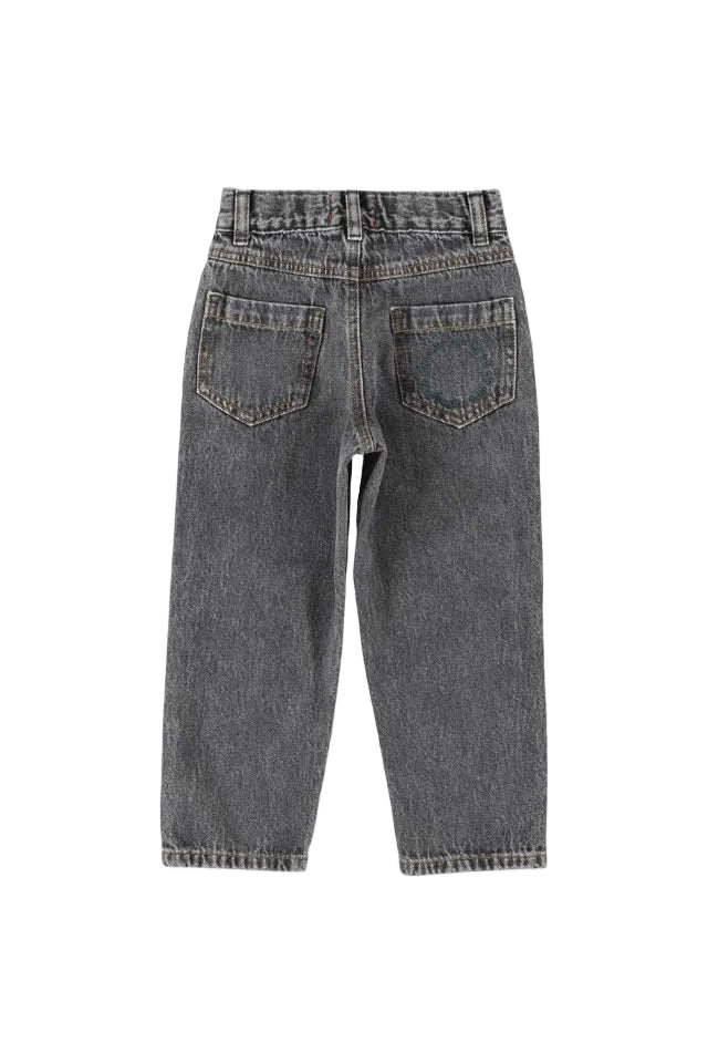 unisex trousers - grey denim