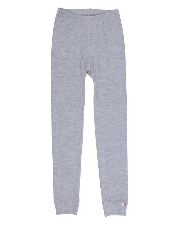 legging - grey melange - 100% wol