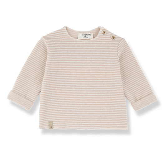 aubin soft fleece shirt - nude