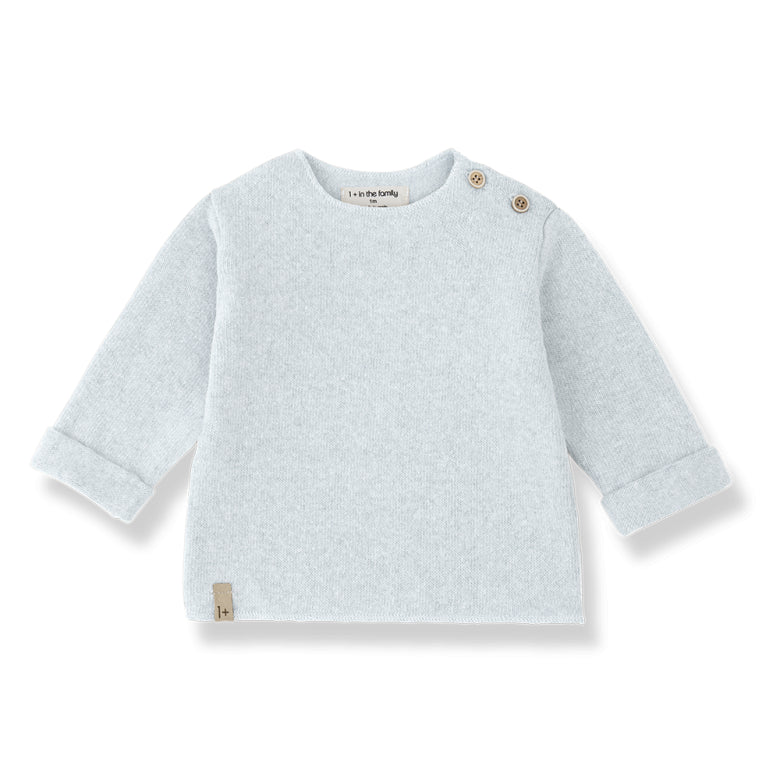 carcasonne soft fleece shirt - ciel