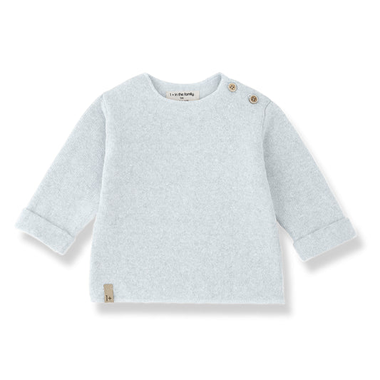 carcasonne soft fleece shirt - ciel