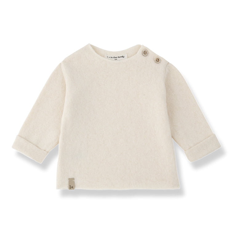 carcasonne soft fleece shirt - ecru