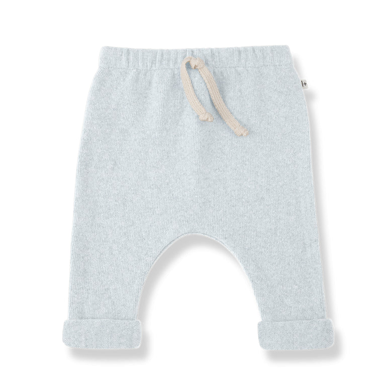 alain soft fleece pants - ciel
