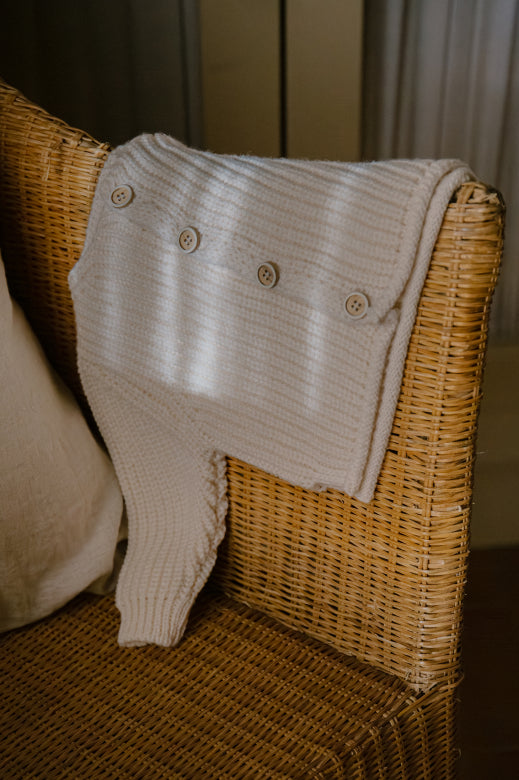 antibes cardigan - ecru