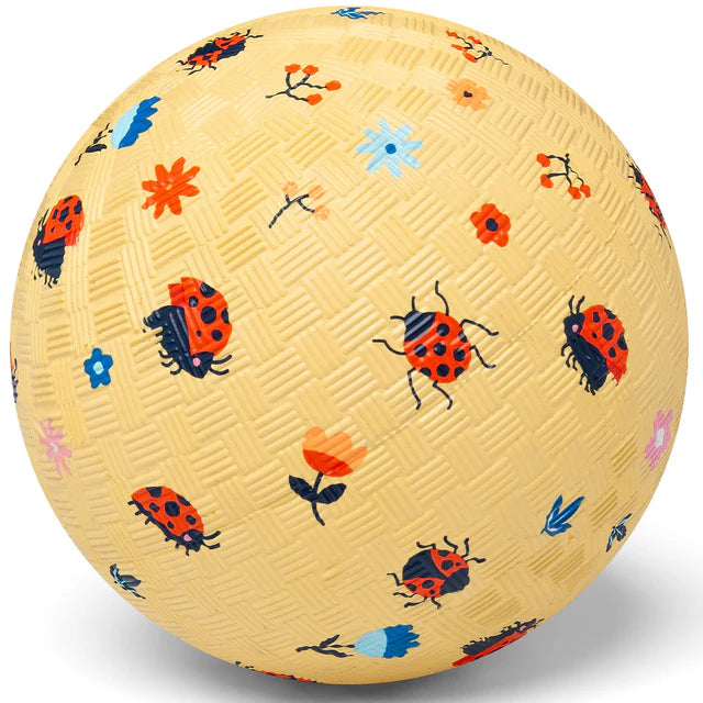 sensorische rubberen bal - lieveheersbeestje - 13cm