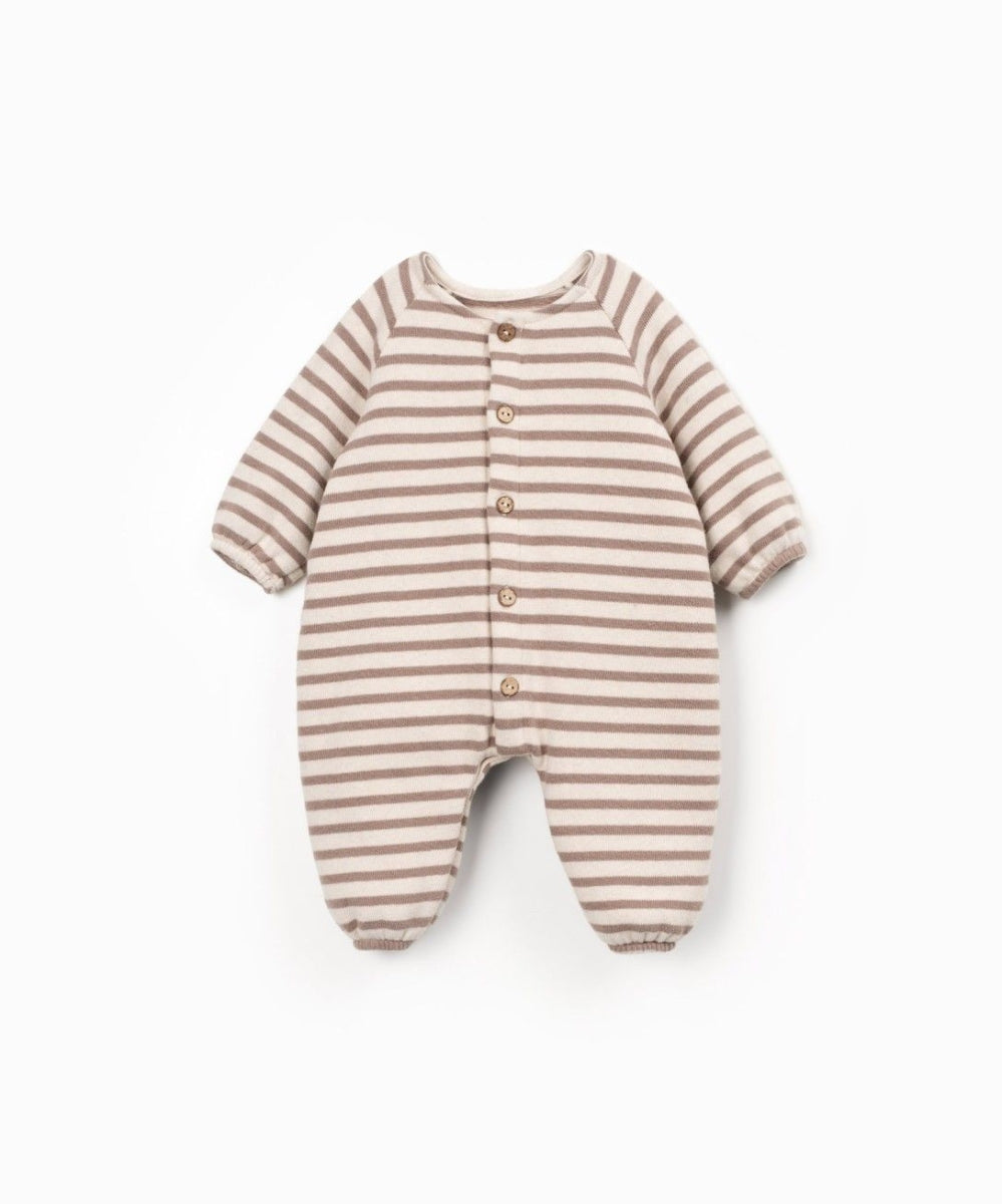 striped flamé jersey jumpsuit - drawing AW