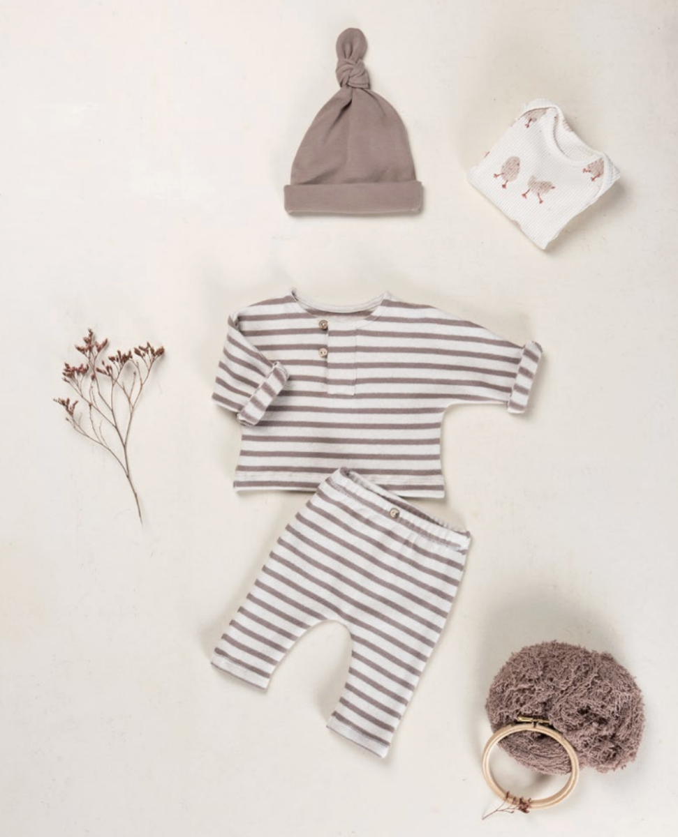 striped jersey legging - baby - drawing