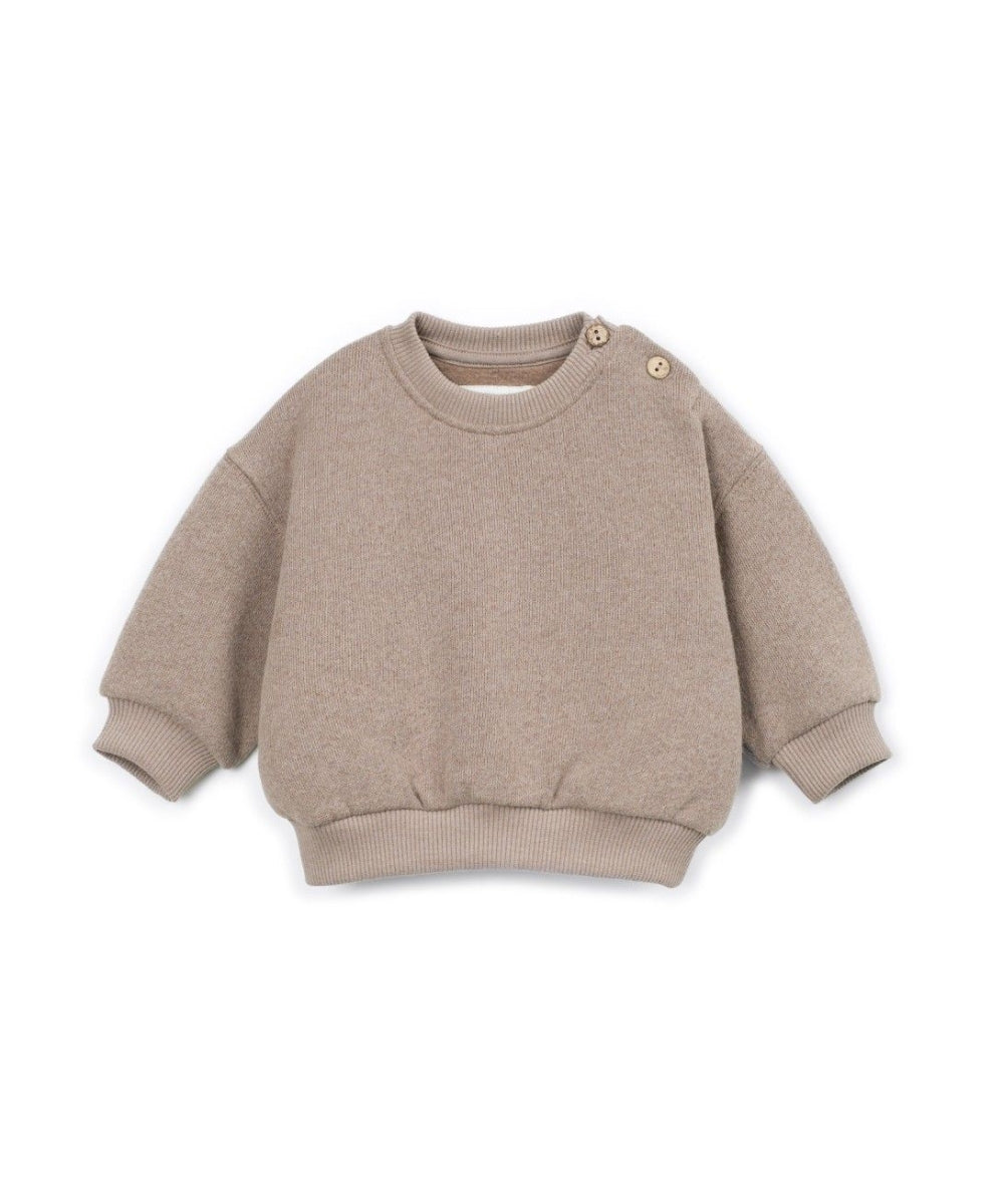fleece sweater - drawing