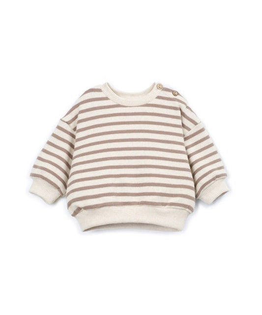 fleece sweater striped - drawing