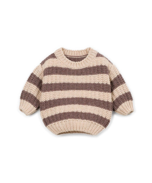 knitted sweater - striped drawing