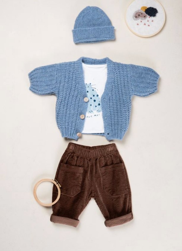 corduroy trousers with pockets - tufting