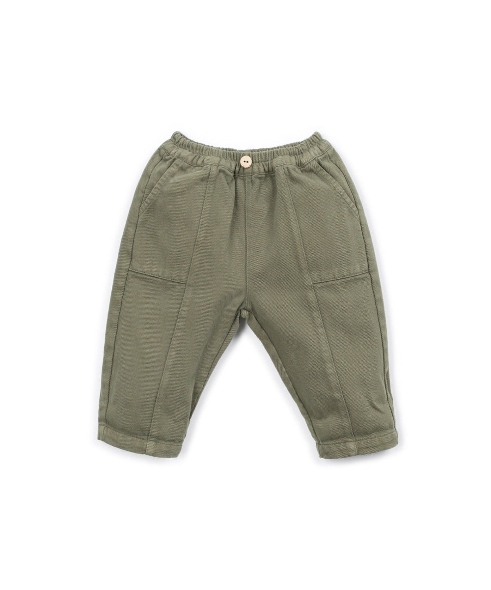 twill trousers - stones