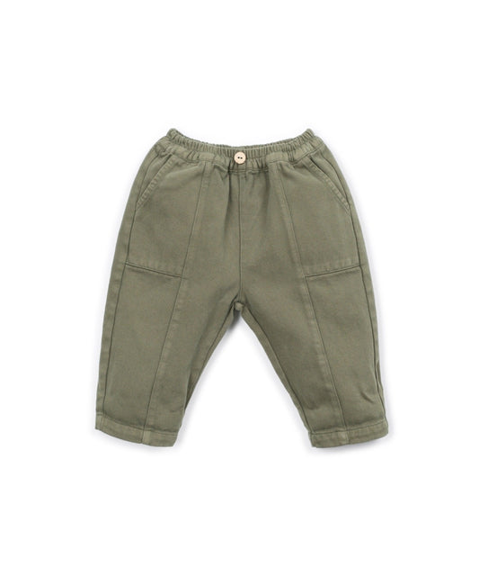 twill trousers - stones
