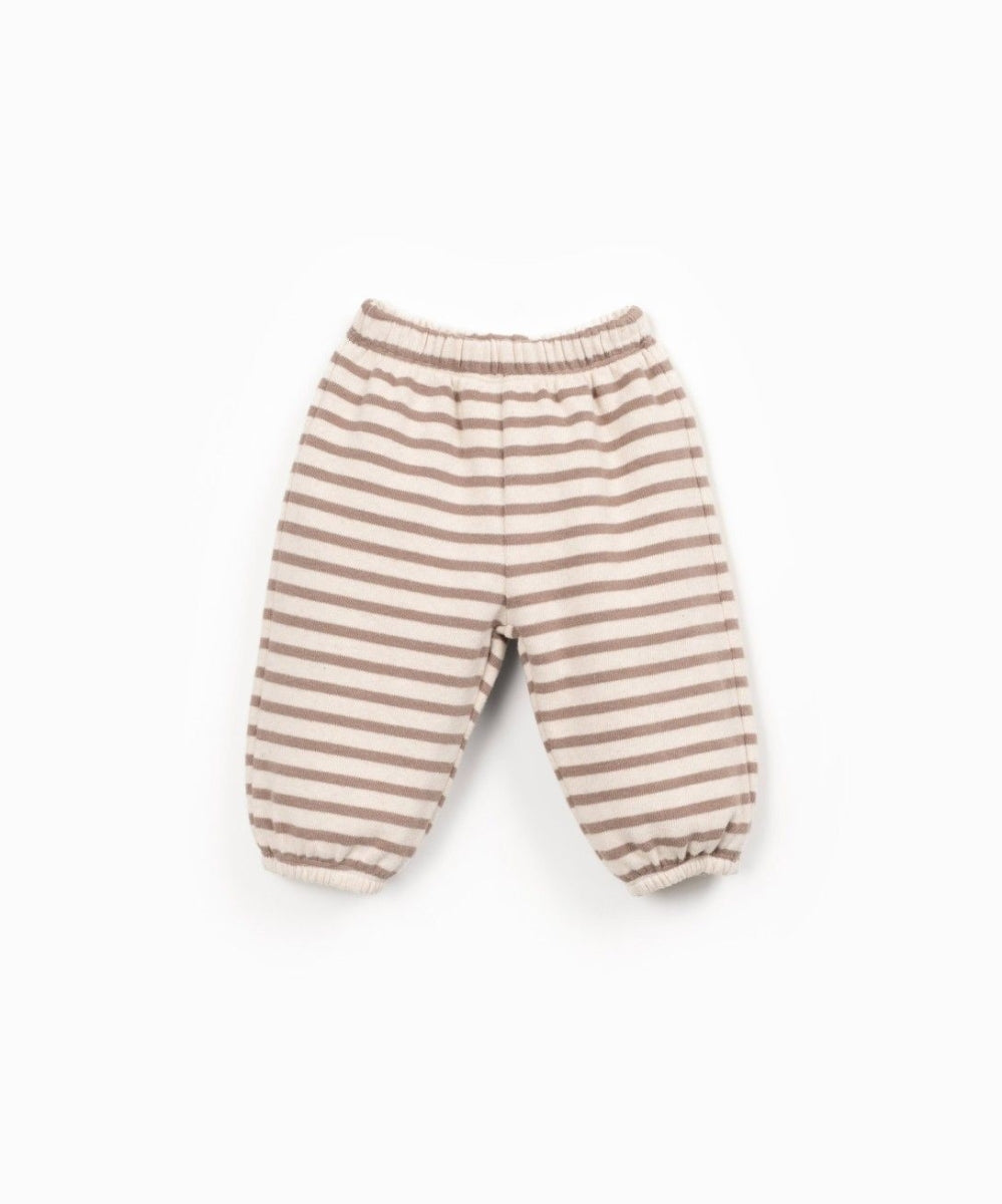 striped jersey joggers - drawing