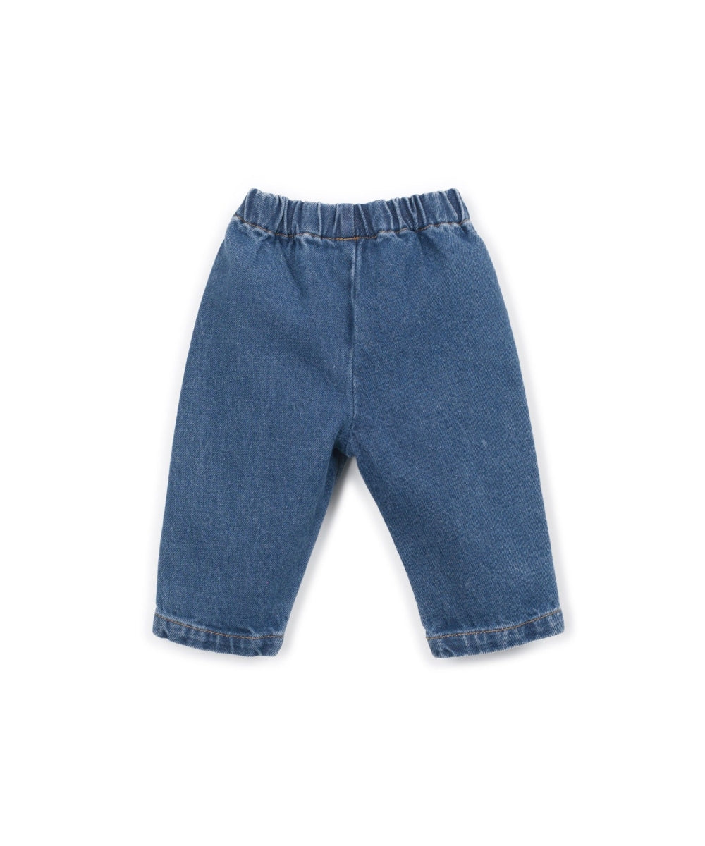denim trousers - blue denim