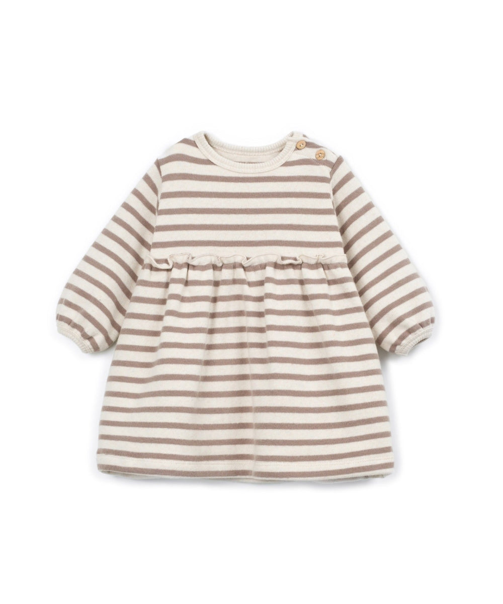 striped jersey dress