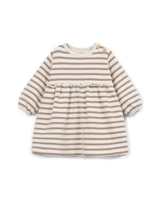striped jersey dress