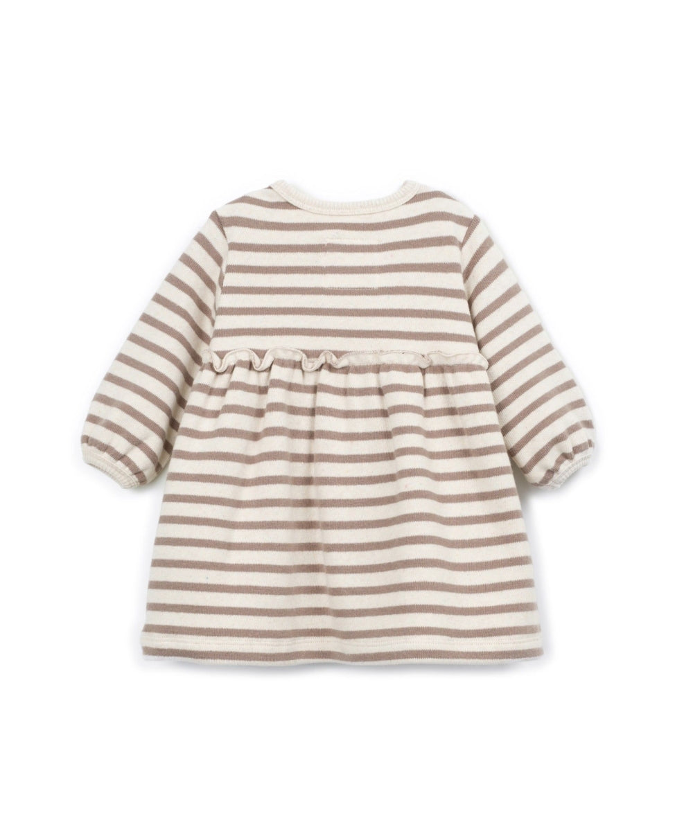 striped jersey dress