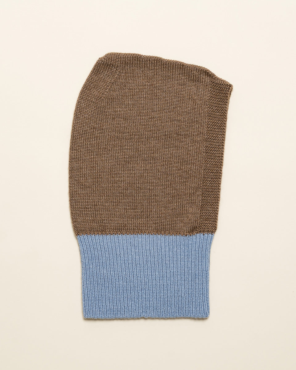 balaclava eddy - light blue/mocha