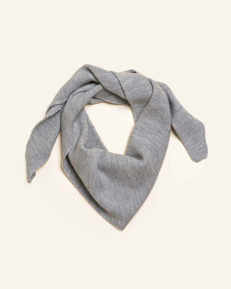triangle scarf josephina - grey melange
