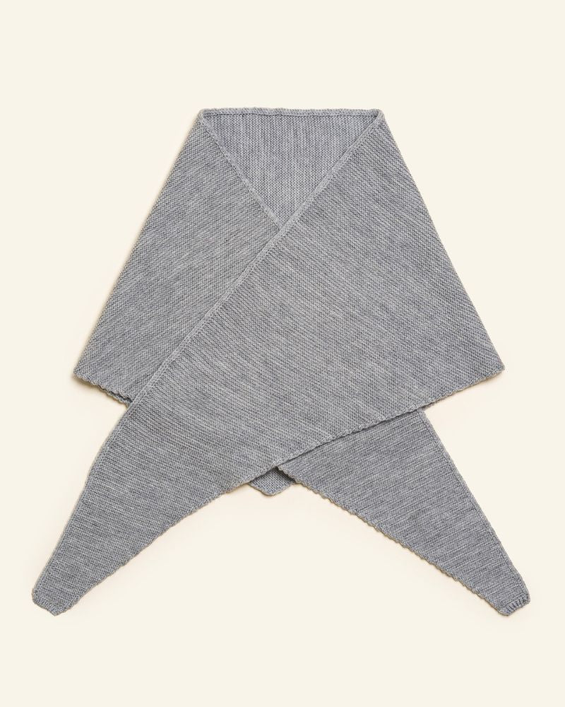 triangle scarf josephina - grey melange