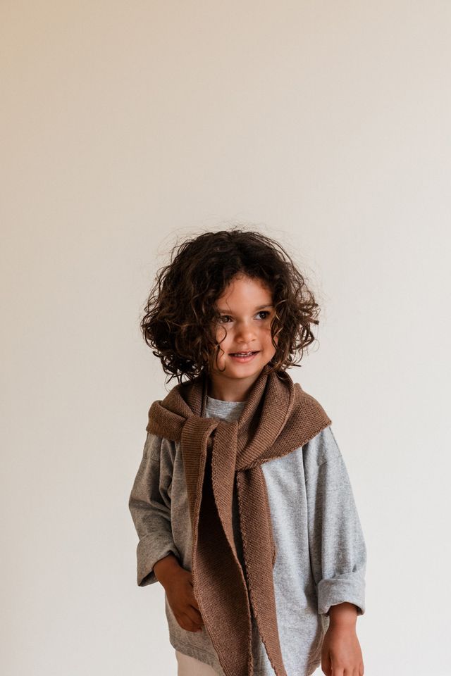 triangle scarf josephina - mocha