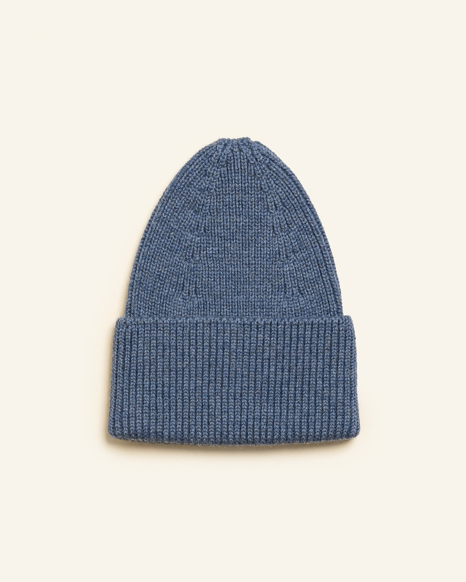 beanie fonzie denim - kids