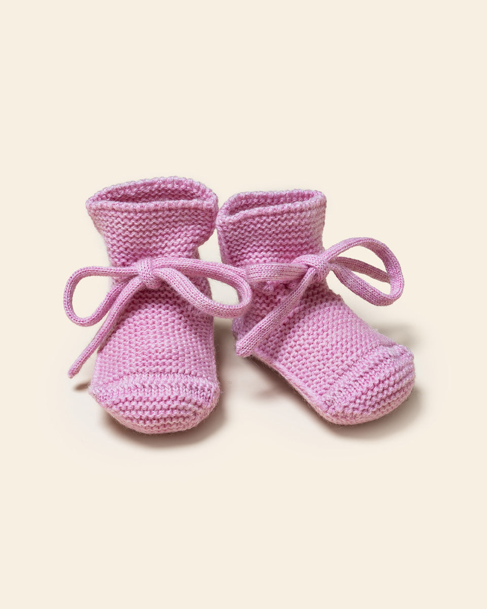booties - cotton candy
