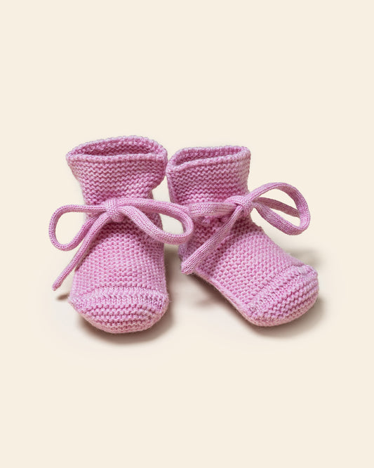 booties - cotton candy