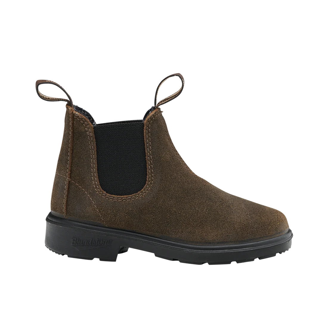 blundstone boots kids - suede brown