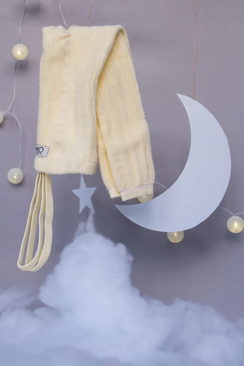 footless granny cotton tights - lemon icing