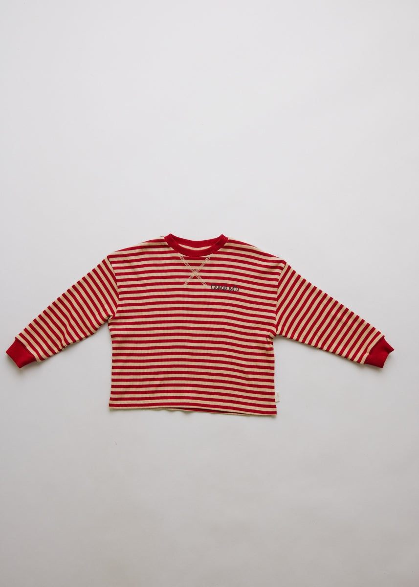 jamie crimson long sleeve tee