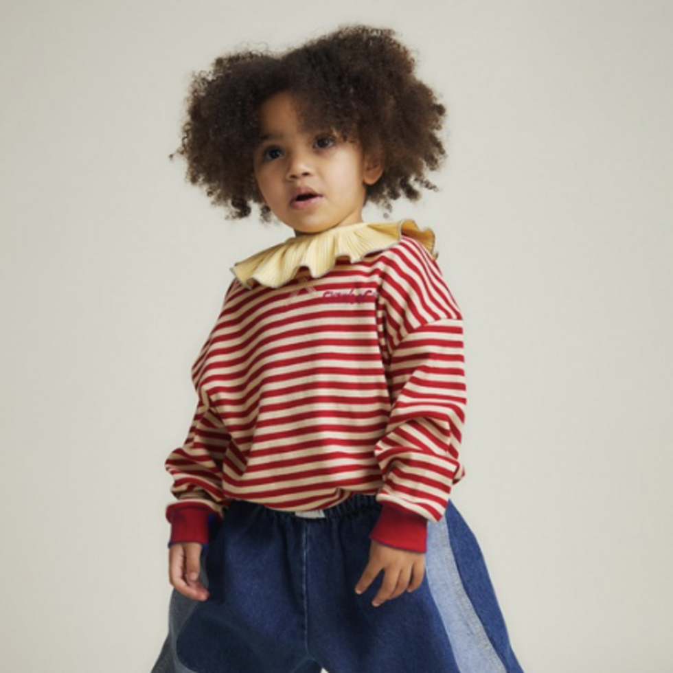 jamie crimson long sleeve tee
