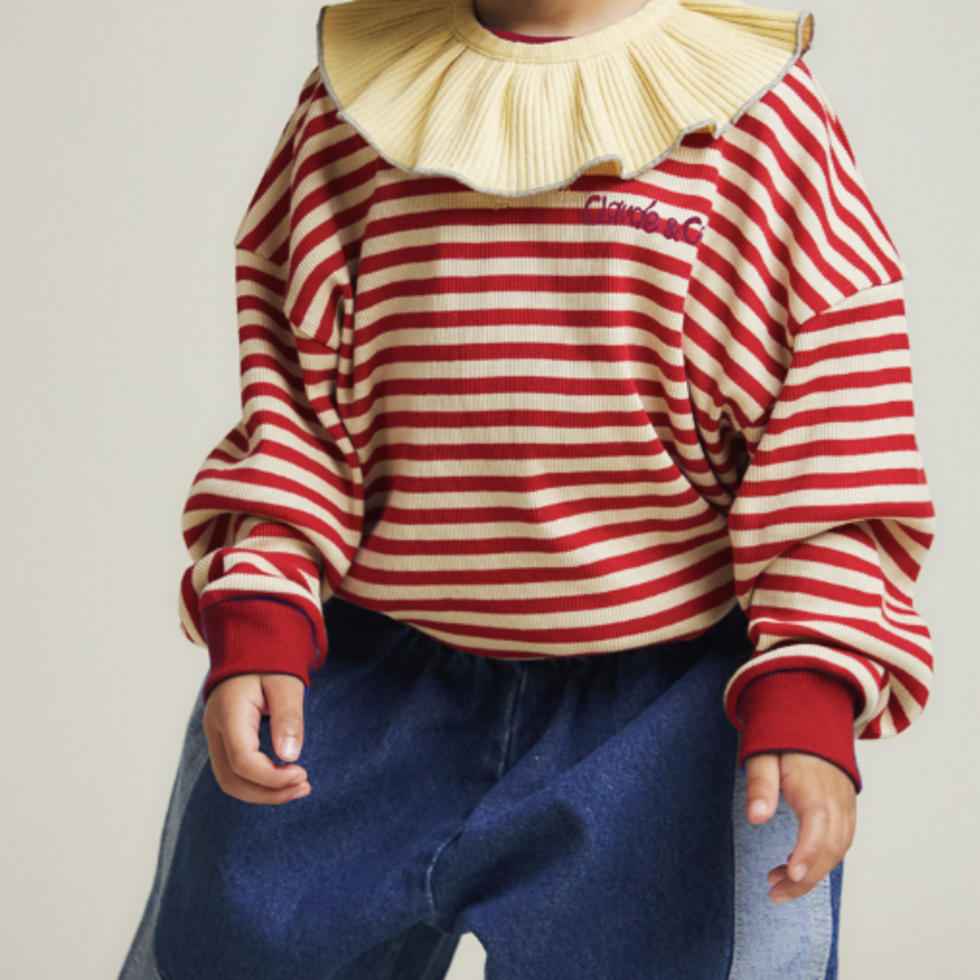 jamie crimson long sleeve tee